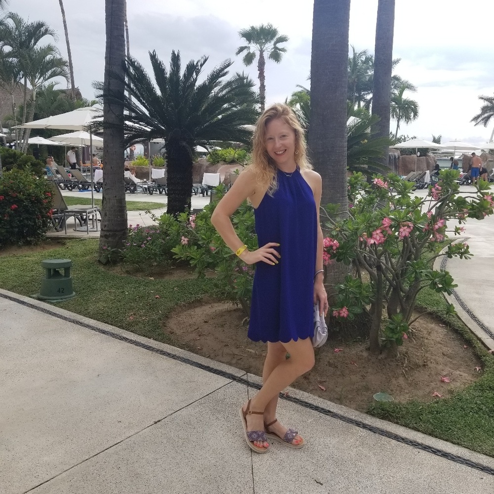 Papermoon Giselle Scalloped Hem Dress - Picture 9 of 9